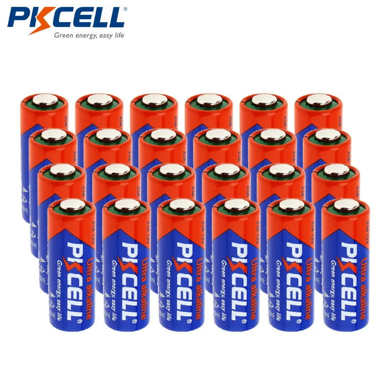 24 шт./лот PKCELL 12В A23 23A E23A MN21 Ультра щелочные батареи для пульта дистанционного