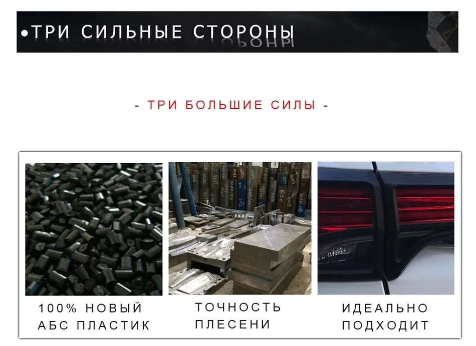 Черный задний фонарь задний фонарь для Toyota fortuner sw4 аксессуары для автомобилей стикер для Toyota fortuner YCSUNZ