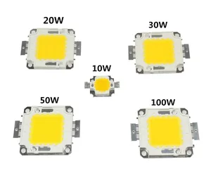 Warm White 10W 20W 30W 50W 100W LED light Chip DC 12V 36V COB Integrated LED lamp Chip DIY Floodlight Spotlight Bulb