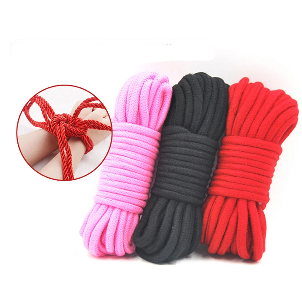 БДСМ фетиш веревка раб 10 м секс игрушки вызывающее искусственное хлопковое