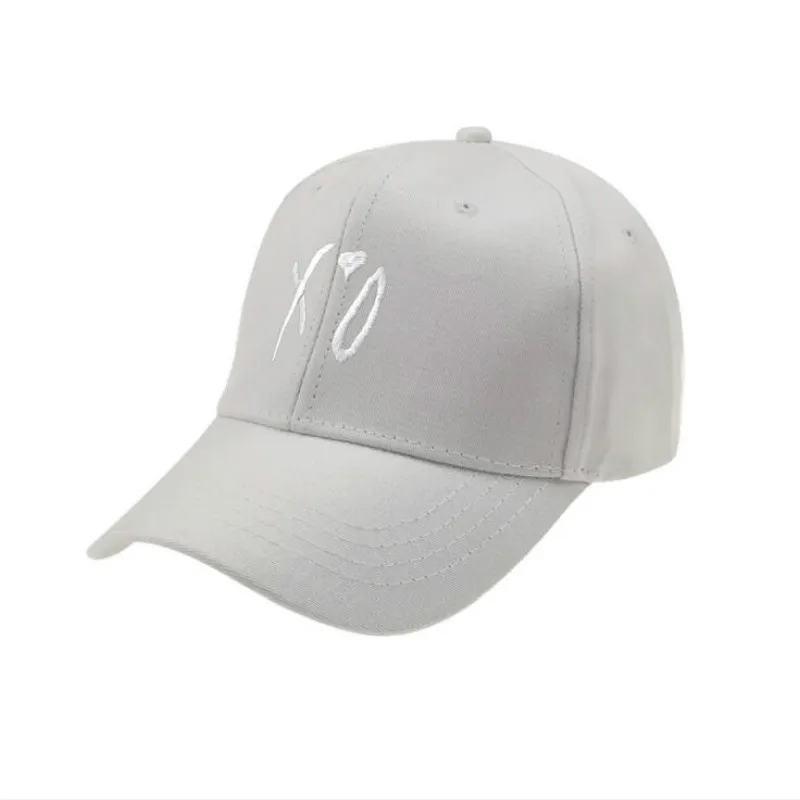 Бейсболка с вышивкой XO для мужчин Снэпбэк Кепка в стиле хип-хоп сердечками