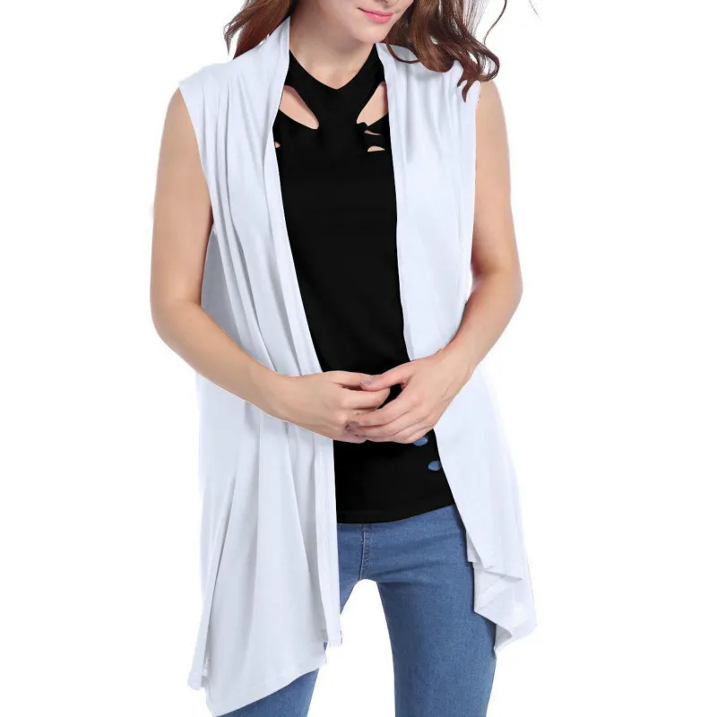 NFIVE бренд 2017 женский тонкий Однотонный свитер с открытой строчкой без рукавов