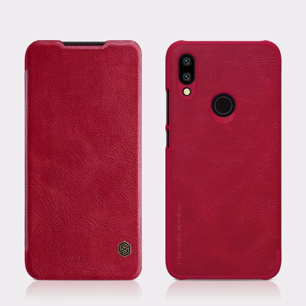 Кожаный чехол для redmi 7 pro, защитный флип-чехол Nillkin QIN, чехол-кошелек, чехол для xiaomi redmi 7 pro redmi 7 Global