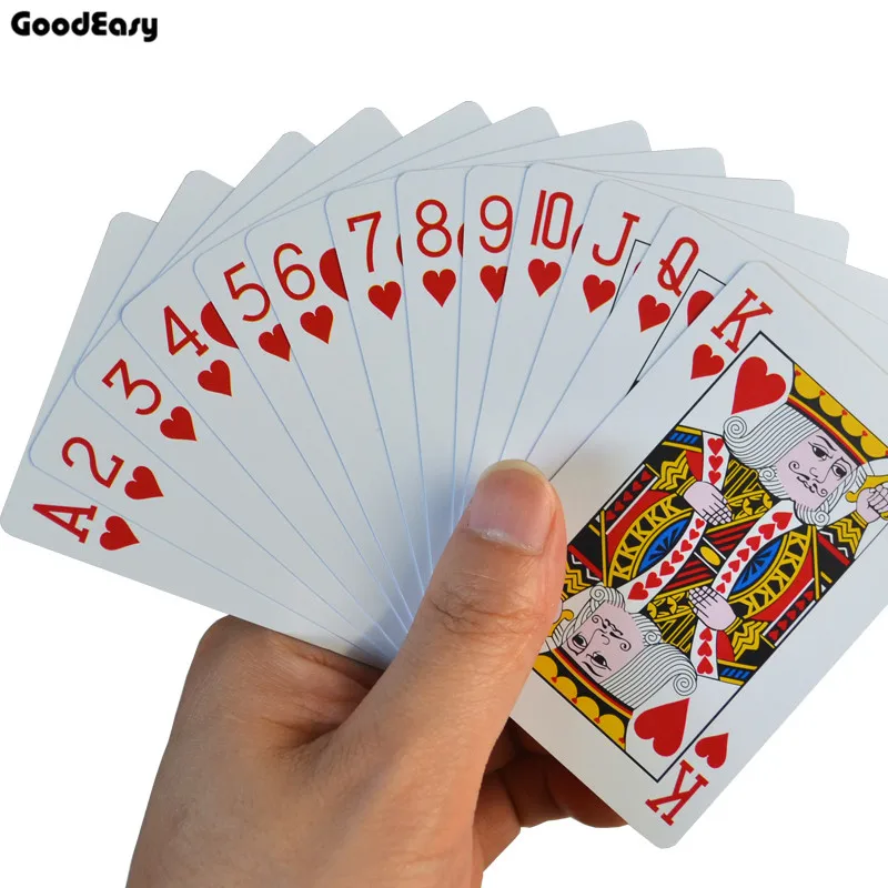 100% ПВХ пластиковые карты водонепроницаемые игральные Техасский Холдем черный