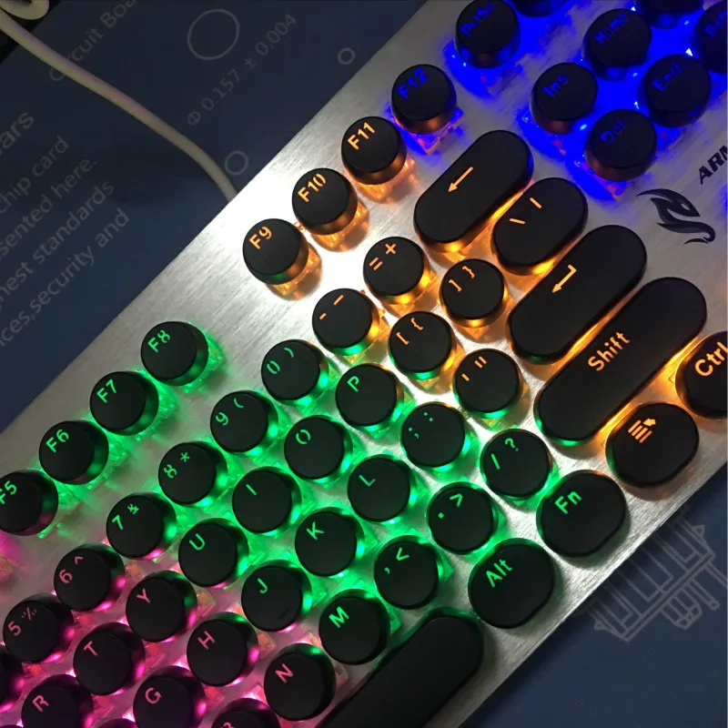 Пишущая машинка keycaps ABS двухцветная 104key стандарт просто keycap а не