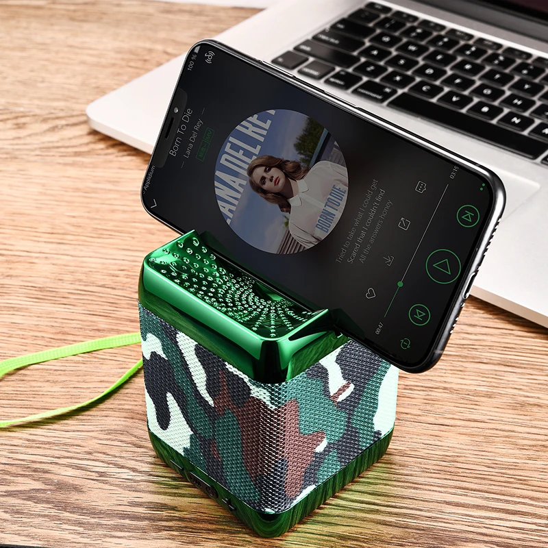 Беспроводная Bluetooth Колонка LIGE водонепроницаемый портативный мини динамик для