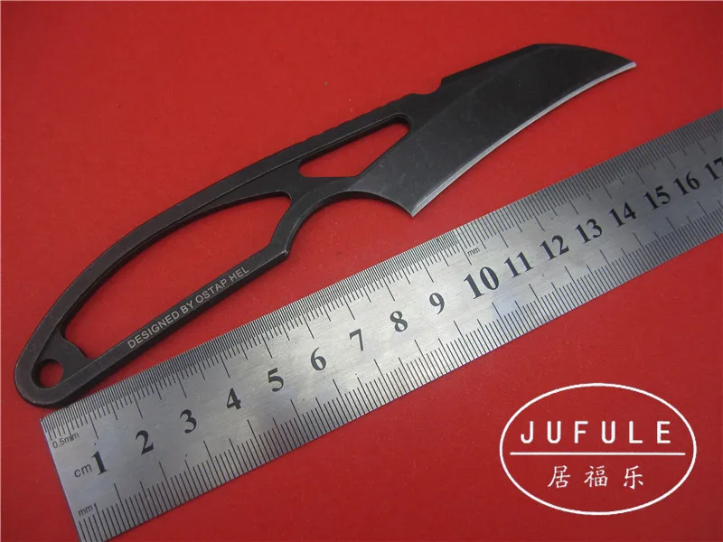 Jufule yidu OEM D2 фиксированным лезвием Малый Karambit прямой нож Kydex оболочка Отдых Охота