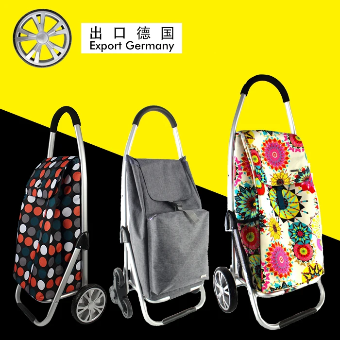 Колесная изоляция пространство алюминиевый сплав корзина для покупок Тележка