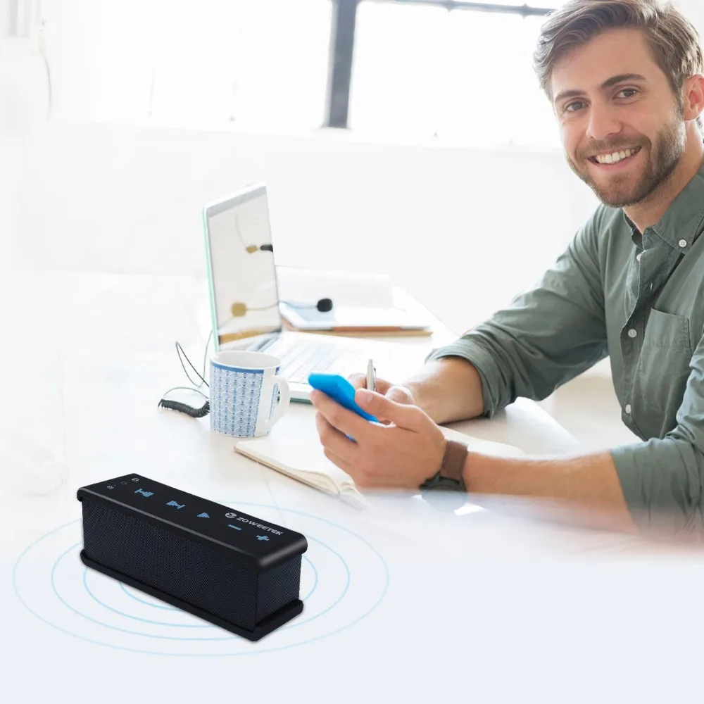 Zoweetek BSP03 Bluetooth Динамик мини Портативный Беспроводной 3D стерео двойной басовый Динамик+ Aux NFC для iPhone Xiaomi mp3
