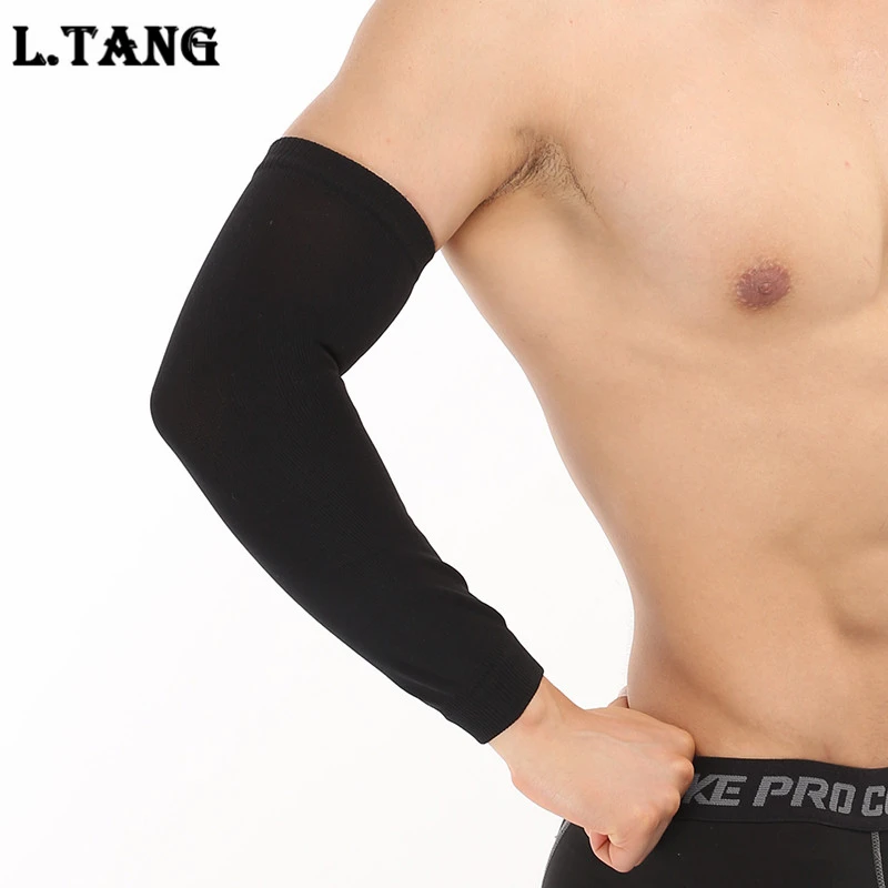 Спортивные баскетбольные рукава для рук эластичная защита локтя удлиненные