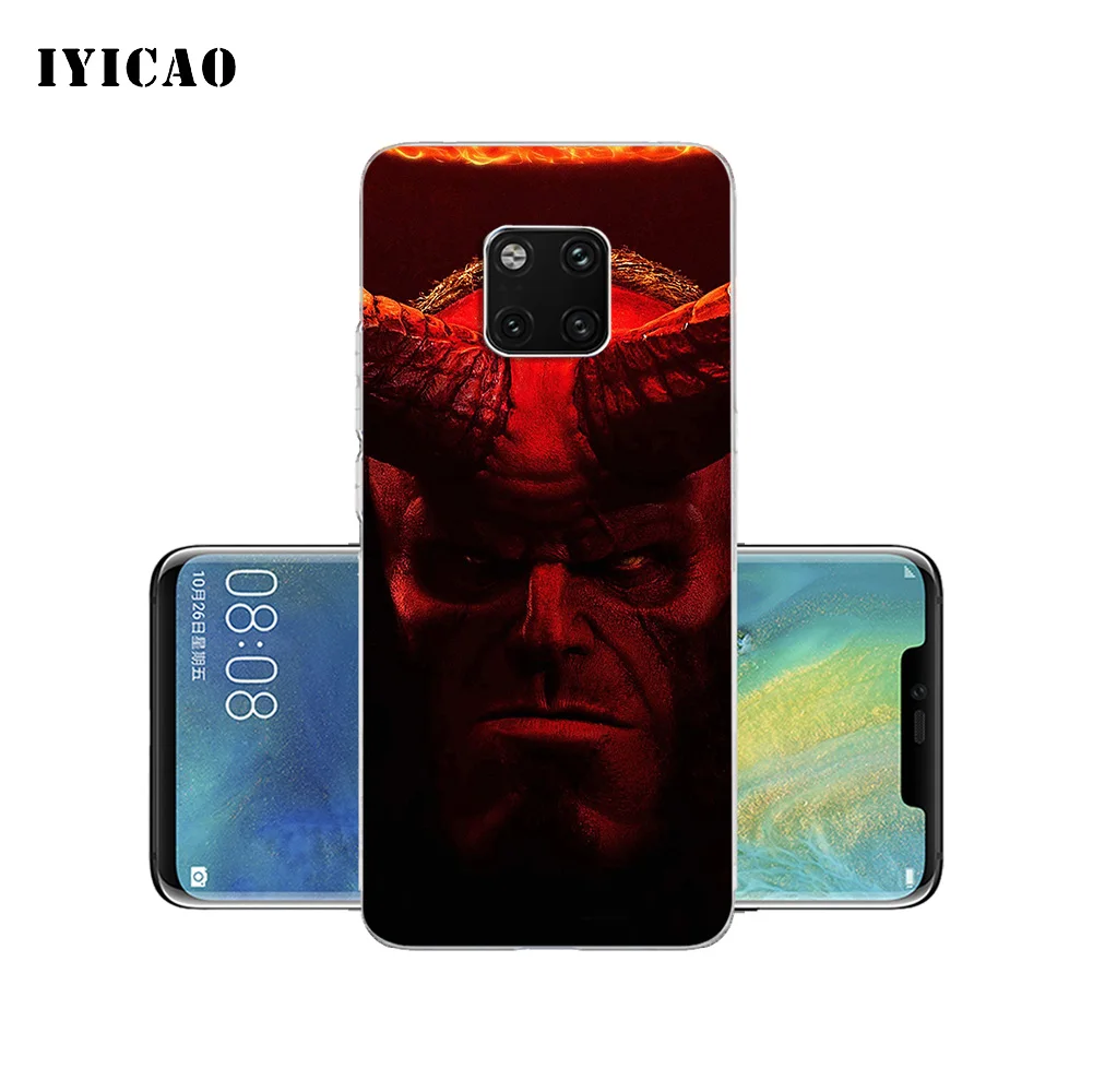 IYICAO Hellboy Фильм Мягкий силиконовый чехол для телефона Huawei Mate 10 20 Lite Pro Nova 2 2i 3 3i 4 TPU
