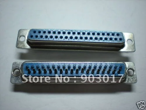 D-Sub 37 контактный разъем для припоя 70 шт. в партии