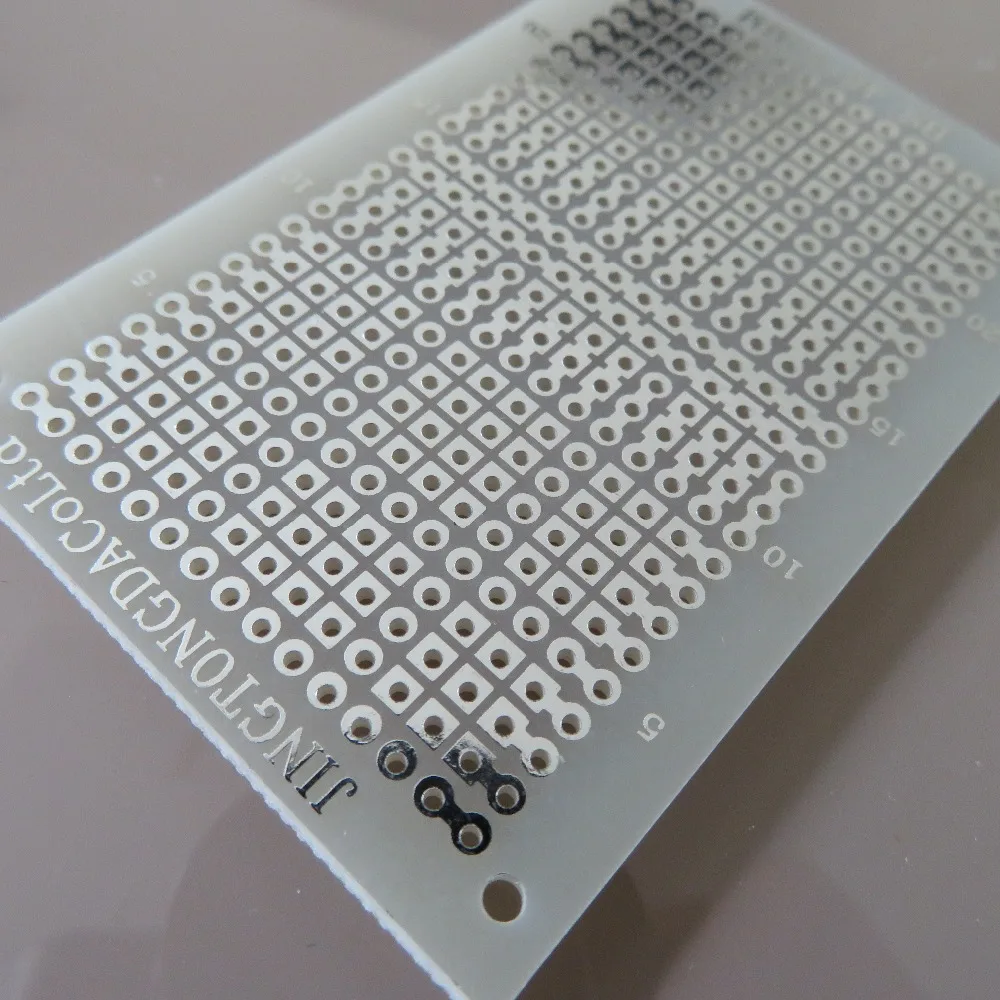 48x72 мм FR4 Стекловолоконная универсальная полосатая доска Veroboard pcb совместное