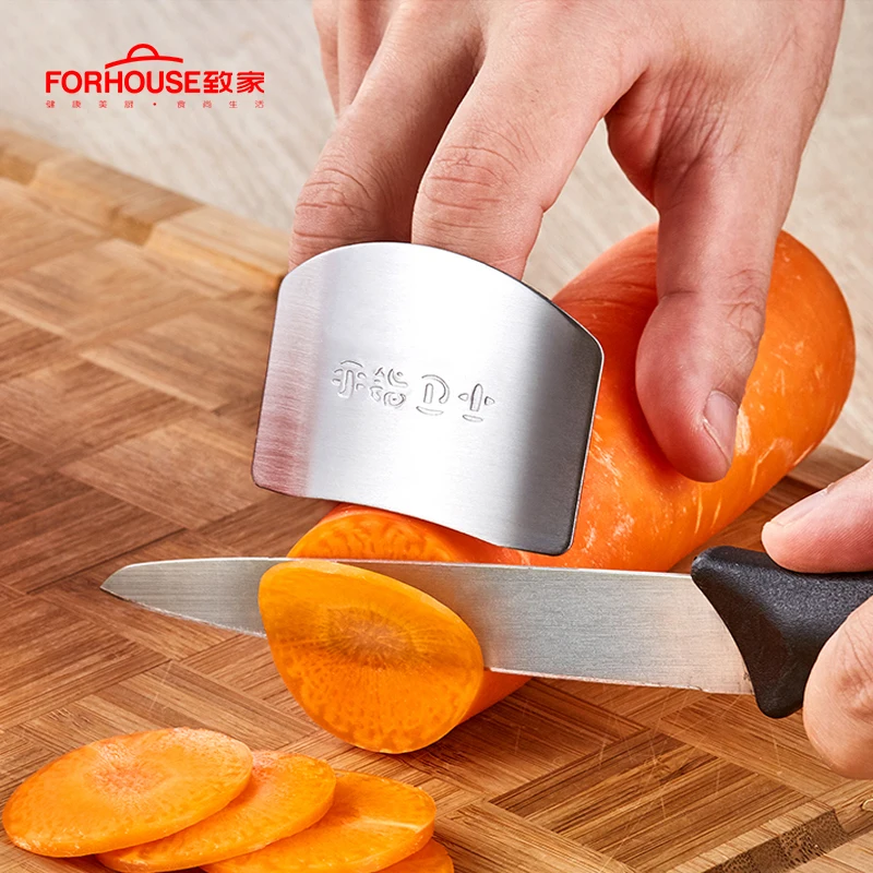 

Finger Guard Tools Stainless Steel Gadget Kitchen Hand Cutting Protectors Helpers Accessories