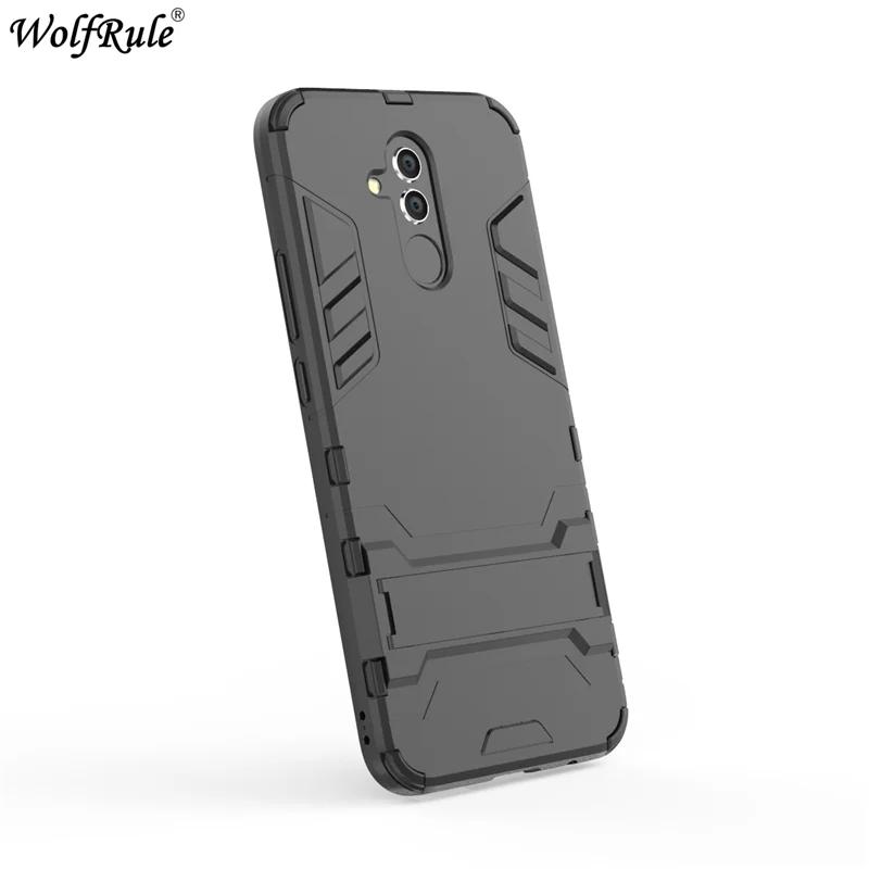 Чехлы для Huawei Mate 20 lite мягкий силиконовый + пластиковый чехол с подставкой Lite Maimang 7