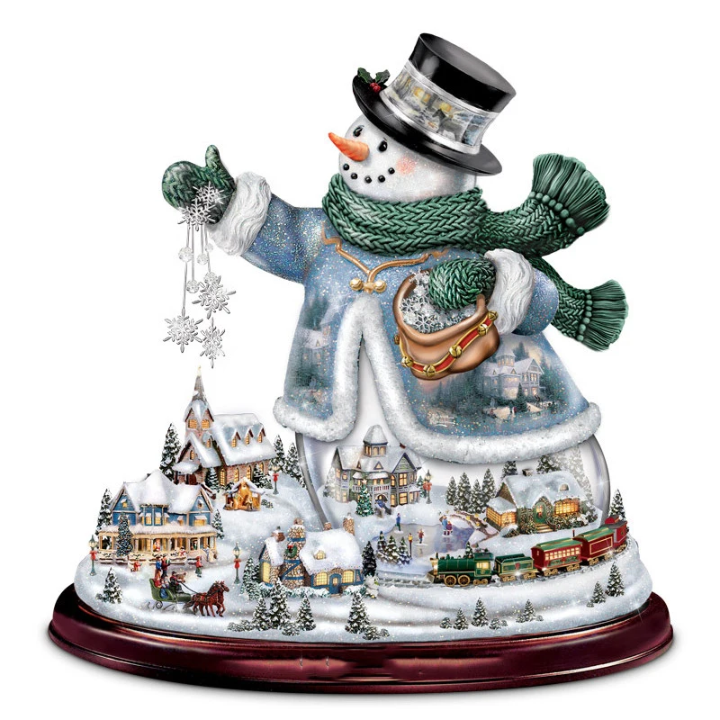 

Полный квадратный/Круглый Алмаз Вышивка крестом зимний Снеговик декорации мозаика наборы Алмазная вышивка домашний Декор подарок