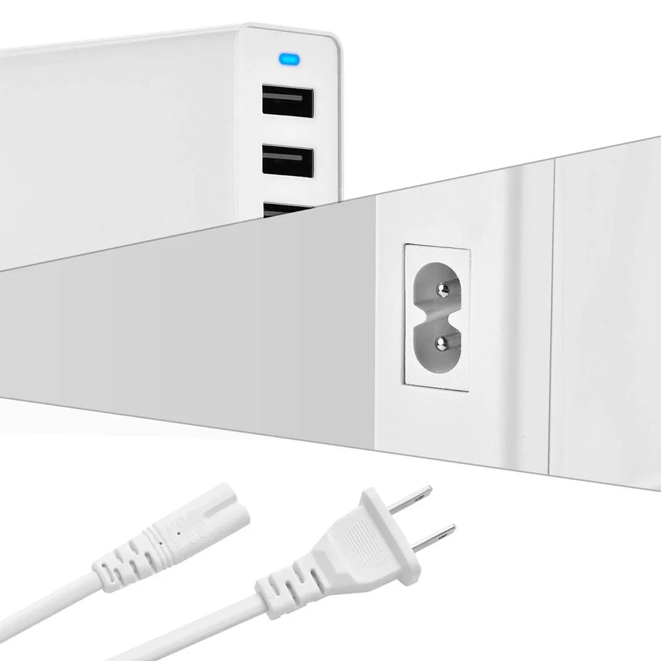 Универсальное USB зарядное устройство KEXU 6 портов умное 5V2.4A с максимальным выходом
