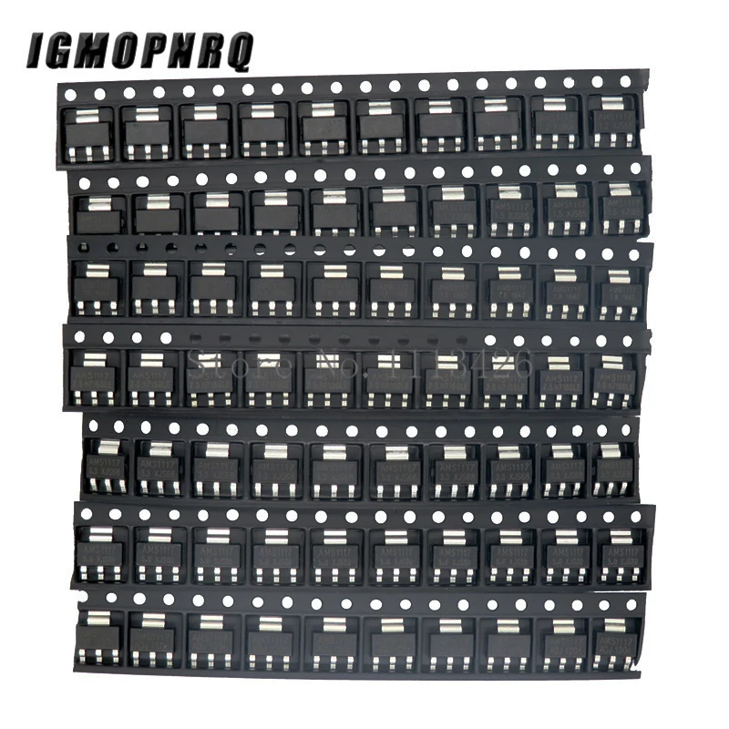 70 шт. = 7 видов * 10 комплект AMS1117 ADJ 5.0V 3.3V 2.5V 1.8V 1.5V|Интегральные схемы| |