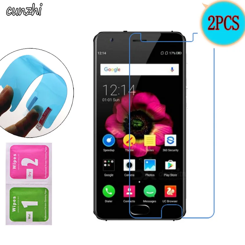 2 шт. для Oukitel K4000Plus ультра прозрачный ТПУ Мягкий нано Взрывозащищенный экран