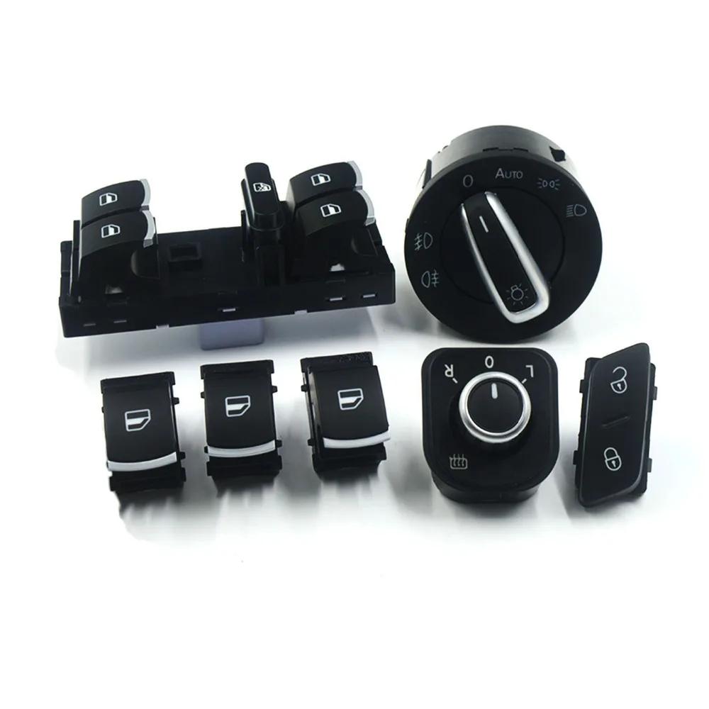 Переключатель Стеклоподъемника зеркального топливного бака для VW Jetta Golf MK5 6 Tiguan CC
