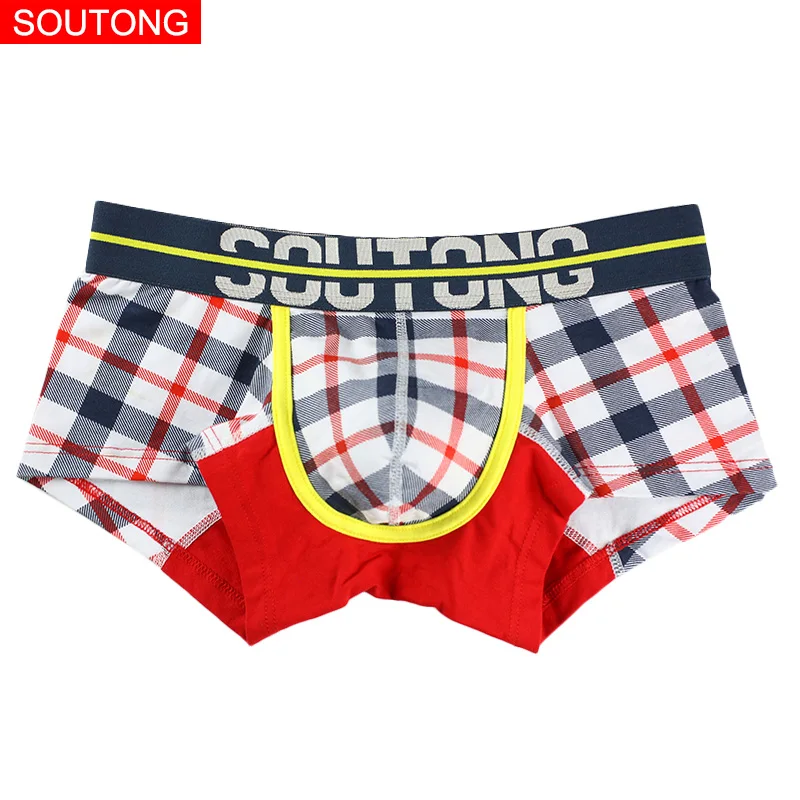 Soutong 3 шт./лот Мужское нижнее белье хлопок боксеры Cueca Calzoncillos Hombre мужские шорты |