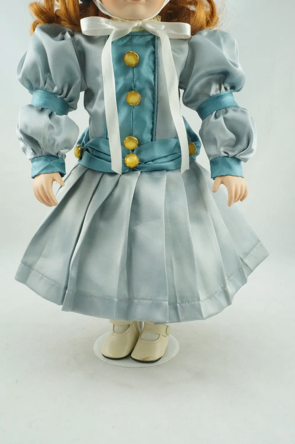 Козетта домашней коллекции ручной работы голубое платье косы вечернее принцессы