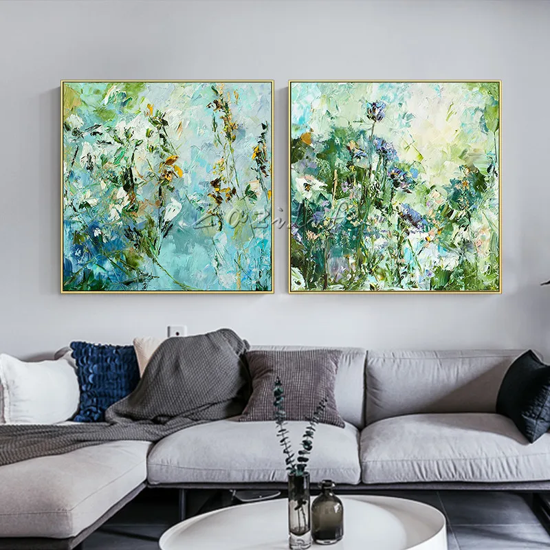 Fower Картина на холсте акриловые Абстрактные Художественные текстуры quadros caudros