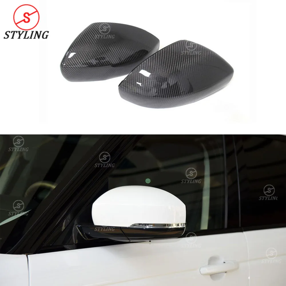 Углеродное зеркальное покрытие для Land Rover Range Sport зеркало заднего вида крышки
