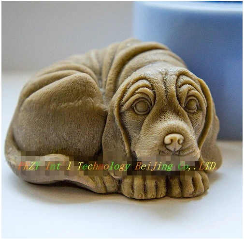

PRZY Dog Shaped Mold Silicone Fondant Cake Decoration Mold Animal Handmade Soap Mold DIY Sell Hot 3D Moulds Aroma Stone 001
