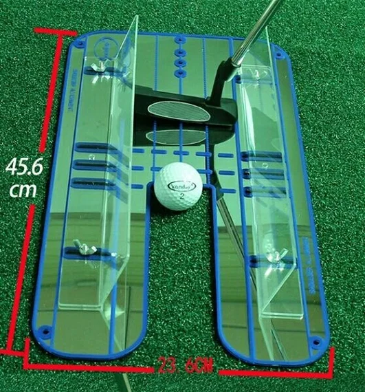 Golf Mirror Training Putting Alignment Eyeline New Aid Practice Trainer Portable