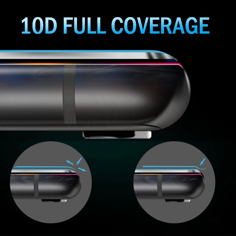 Защитное стекло 10D для iphone x xr xs max aphone i phone xsmas закаленное закаленная пленка защита