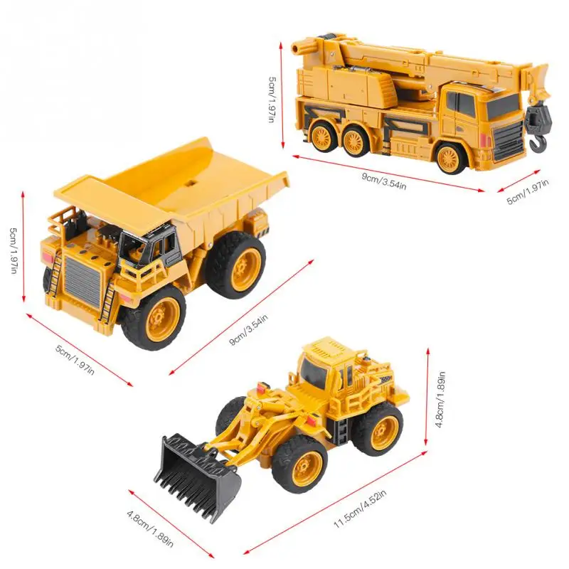 Горячая Распродажа 1/64 RC экскаватор грузовик-экскаватор игрушечный