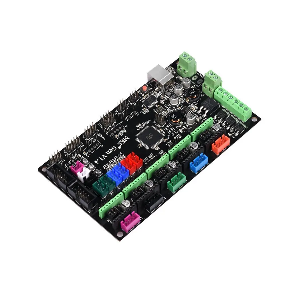 3D принтер MKS Gen V1.4 плата контроллера Mega 2560 R3 Материнская RepRap Ramps1.4 совместима с