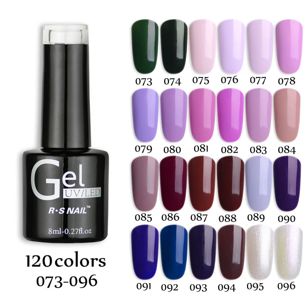 RS Nail One Step Гель для ногтей польский 120 цветов UV светодиодный 3 в 1 гель #061