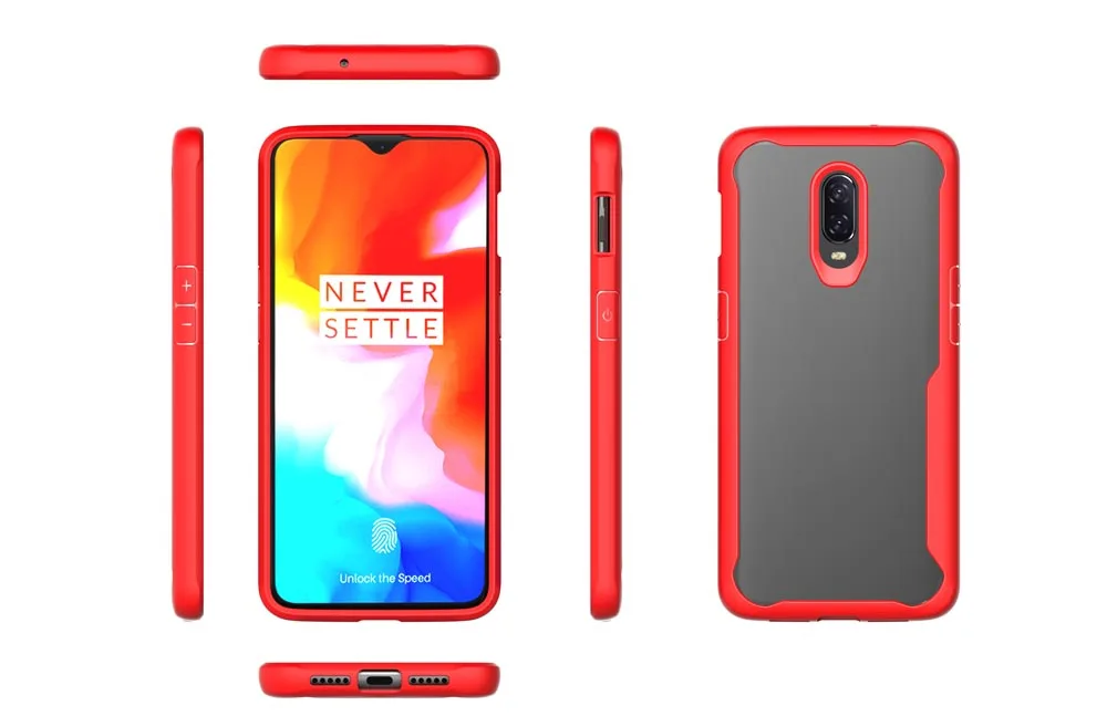 Чехол для телефона для OnePlus 7 Pro Чехол прозрачный акриловый ТПУ Мягкий силиконовый чехол для One Plus 7 7T Pro чехол s OnePlus 6T аксессуары