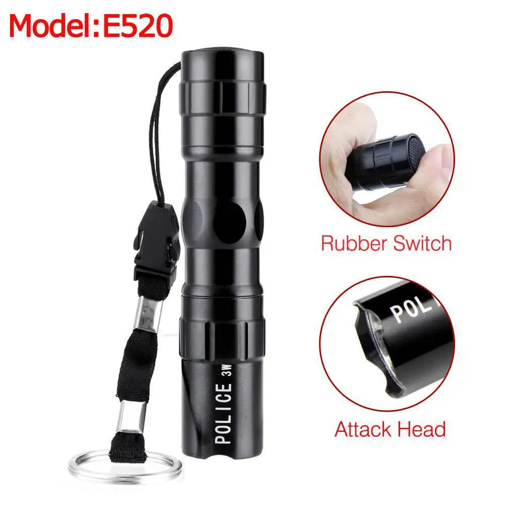SKYWOLFEYE Mini penlight 6000 LM Q5 LED Flashlight Torch 3 Modes Zoomable Adjustable Focus Lantern Portable Light AA 14500 | Освещение