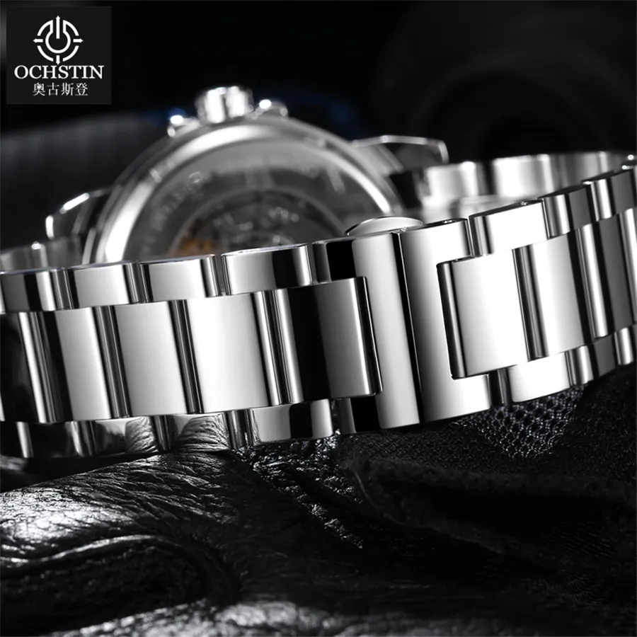 

2019 NEW Men Watches Automatic Mechanical Watch Male Clock Full Steel Fashion Skeleton Clock Top Brand Waterproof Relogio