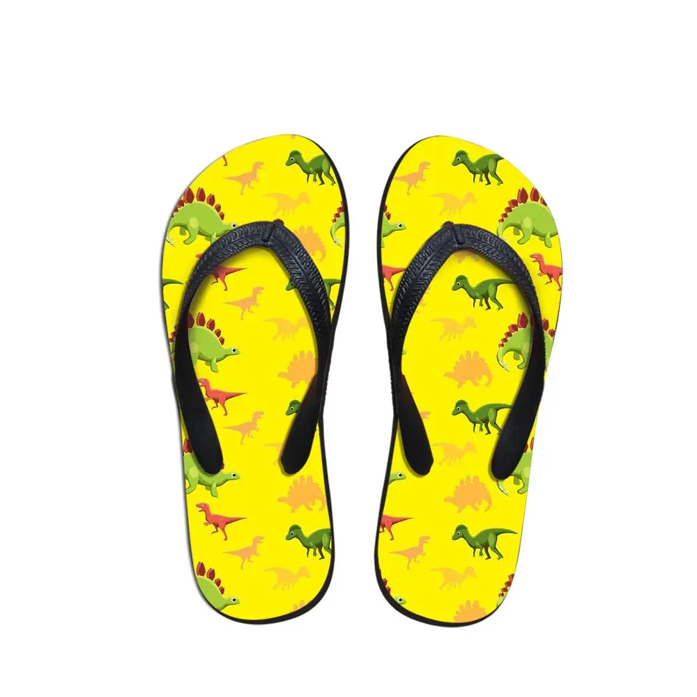 Шлепанцы женские с рисунком животных тираннозавра|Вьетнамки| |