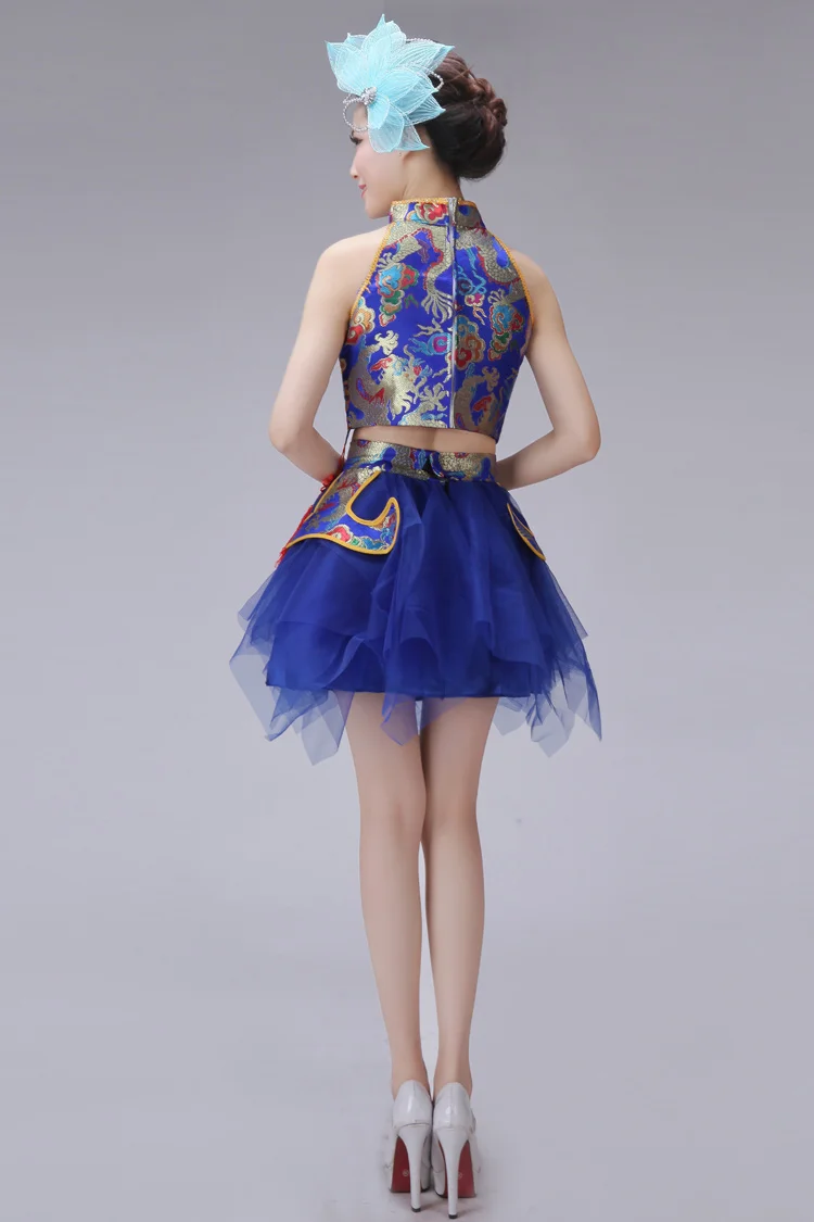 Танцевальная одежда для водных барабанов модная взрослых короткая танцевальная