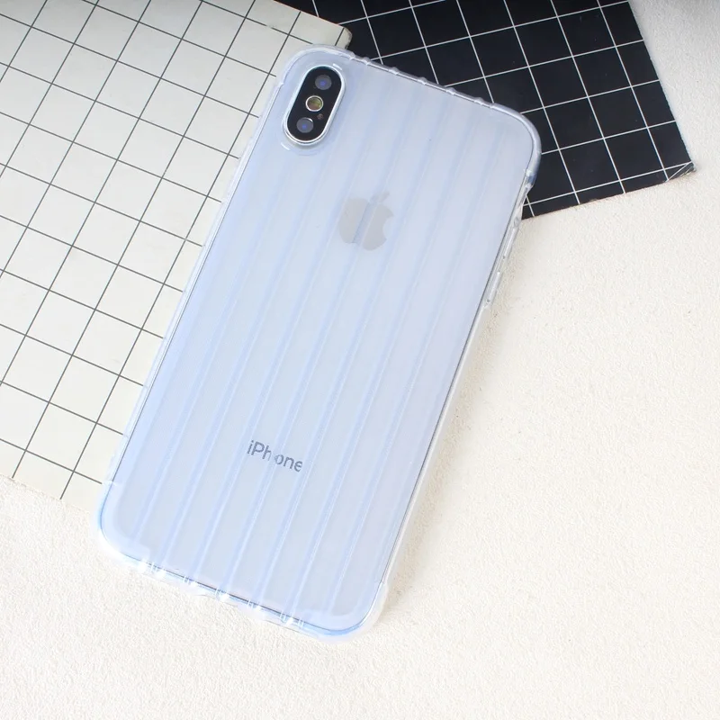 Цветной чехол для телефона Apple iPhone 6 6s модный однотонный мягкий из ТПУ iphone 7 8 Plus X XS