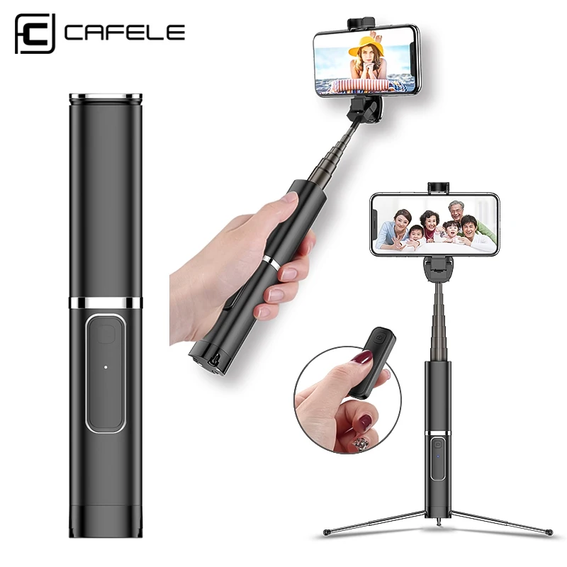 Cafele Bluetooth селфи-Палка с беспроводным пультом дистанционного управления Портативный Ручной штатив для селфи для iPhone samsung huawei Xiaomi