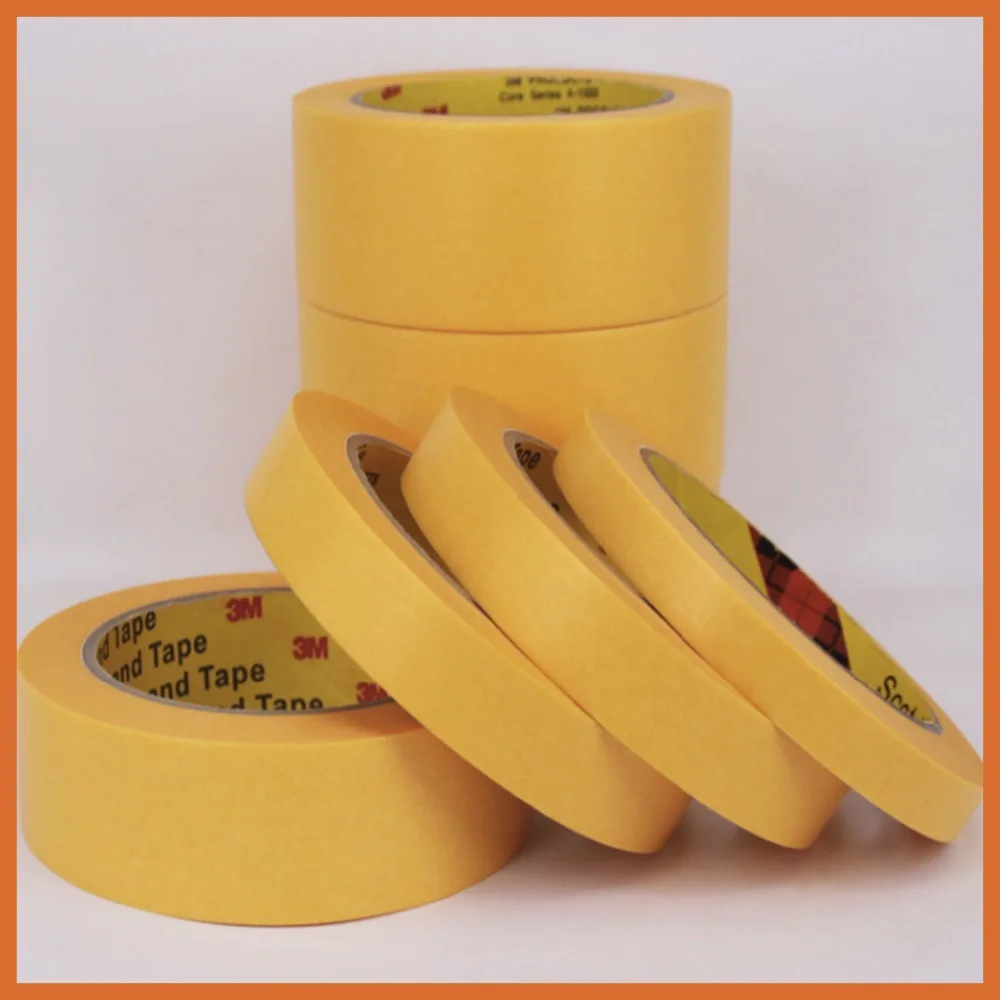 

Высокая выдерживает температуру маскирующая лента желтый для автоматического покрытия PCB Экранирование 15mmx164ft 3M244