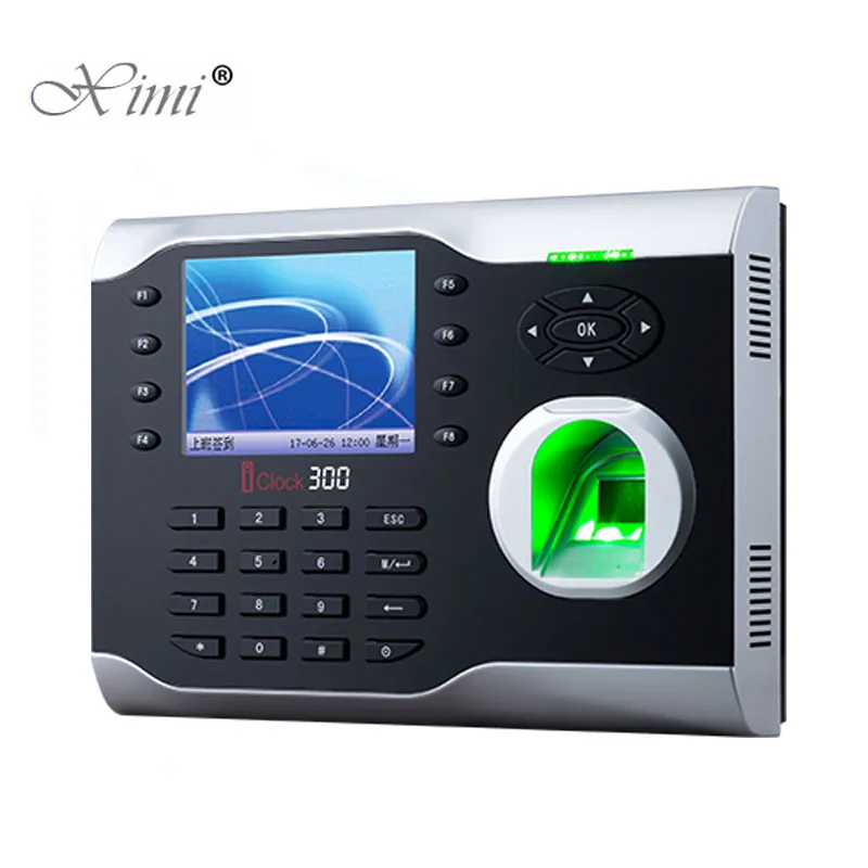 Отпечаток пальца и RFID карты время посещаемости часы ZK ICLOCK300 TCP/IP биометрический