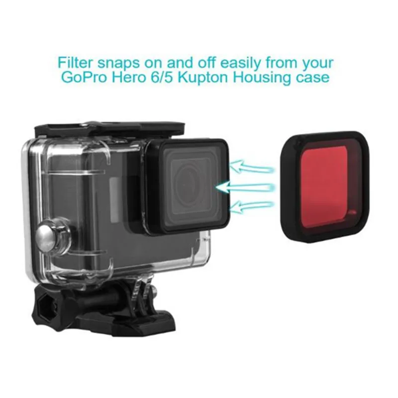 Anordsem для Gopro аксессуары набор для Gopro Hero7 5 6 Крепление камеры водонепроницаемый корпус Чехол с силиконовым объективом защитная пленка