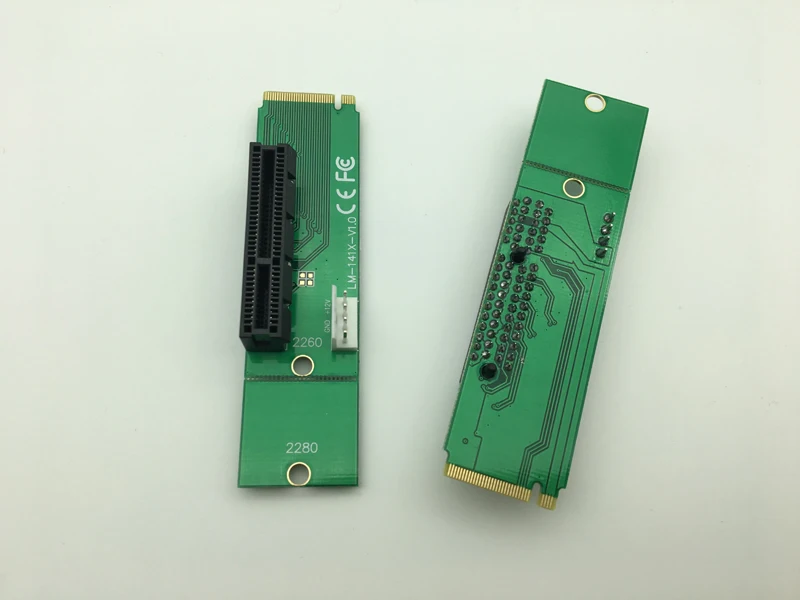 Новый адаптер PCI-E 4X Female to NGFF M.2 M Male 4 pin кабель питания конвертер карта переходника