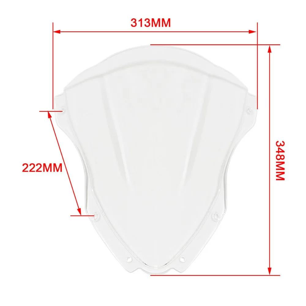 Прозрачный черный двойной пузырь лобовое стекло посадка лобового стекла для