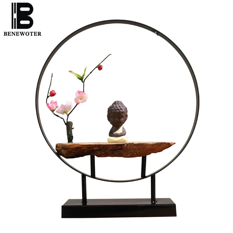 Винтажные керамические фигурки дзен Будды погодоустойчивое деревянное