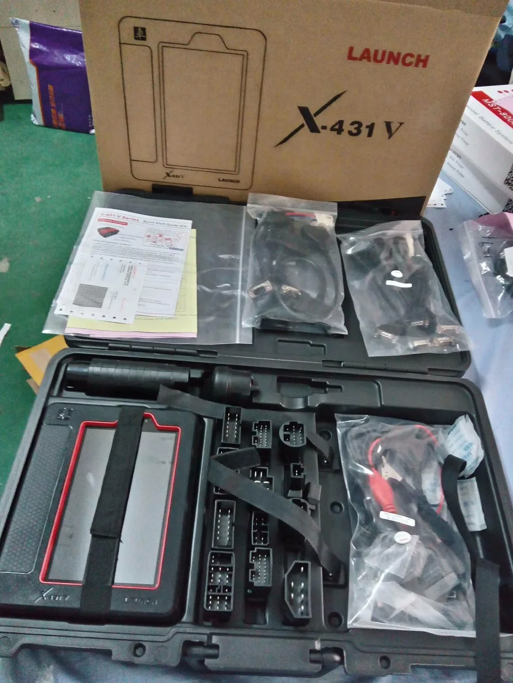 Оригинальный диагностический инструмент 8 дюймов Launch X431 V Wifi/Bluetooth|launch x431|bluetooth
