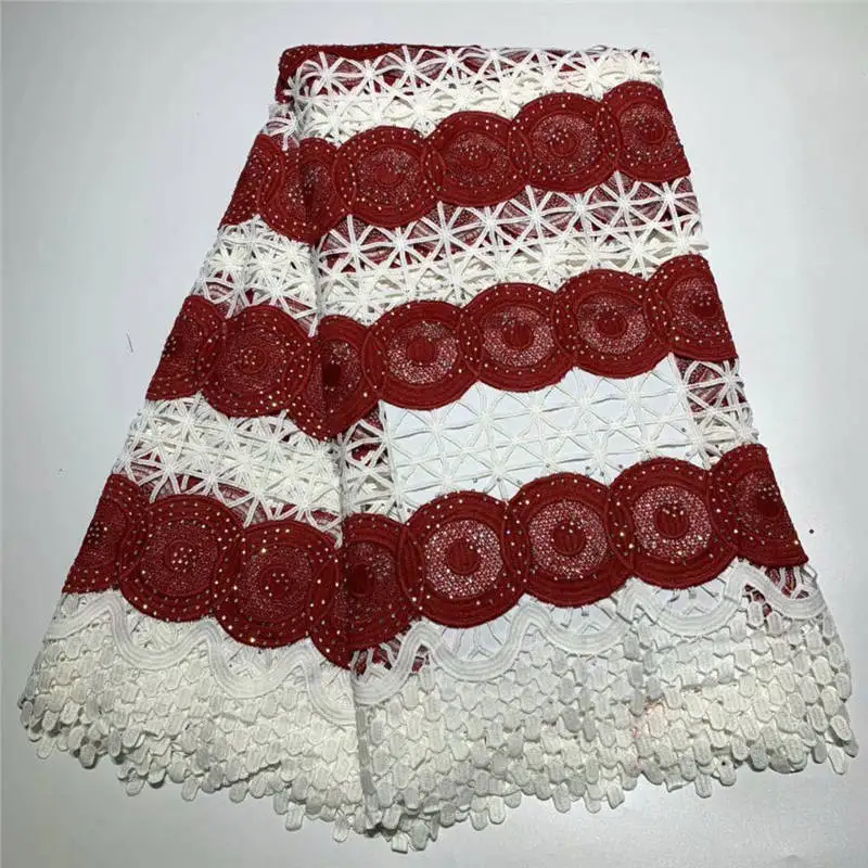 2019 High Quality Nigerian Lace Fabrics Latest Beaded Mesh African Fabric Bride Guipure French Net LM5474 | Дом и сад