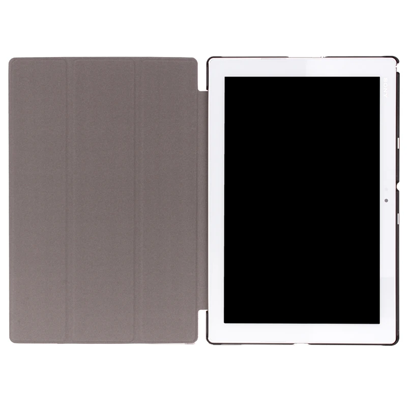 KiKiss 3-раскладной стенд из искусственной кожи защитный чехол для Sony Xperia Z2 Tablet 10 1